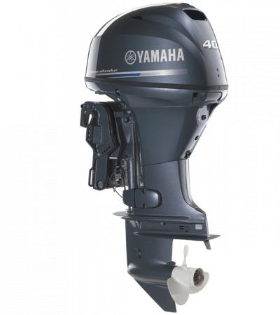 Yamaha 40FETL påhængsmotor set fra siden