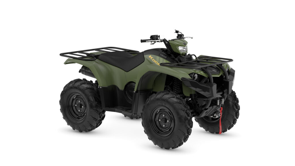 Yamaha Kodiak 450 SE EPS ATV set skråt forfra